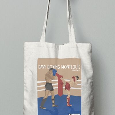 Tote bag ou sac Kickboxing 'Bavy Boxing Montlouis'