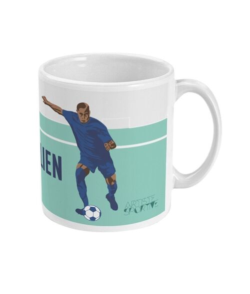 Tasse sport ou mug football "Le Footballeur" - Personnalisable