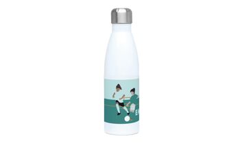 Gourde isotherme sport football "Fille Footballeuse" - Personnalisable 3