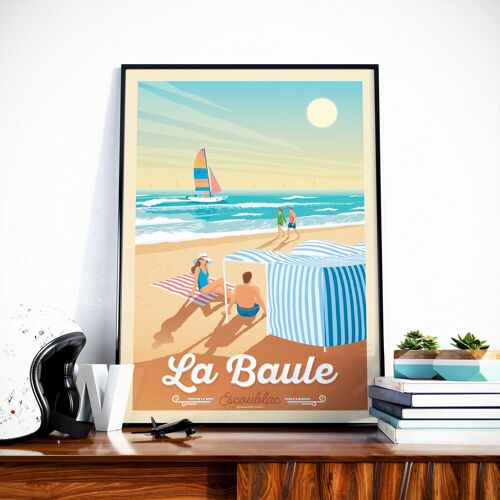 Affiche Voyage La Baule Escoublac - France 50x70 cm
