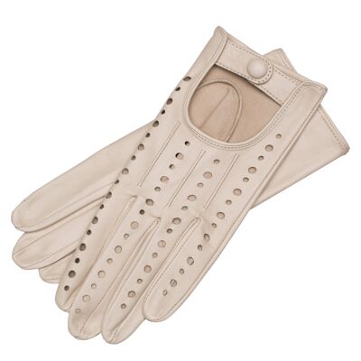 Rimini Creme Leather Gloves