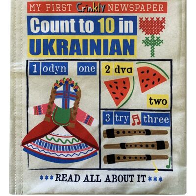 Quotidiano increspato di Nursery Times: conta fino a 10 in ucraino *NUOVO!*