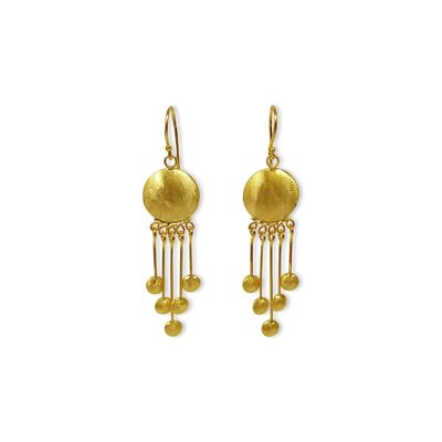 Gold-plated silver Kari earrings