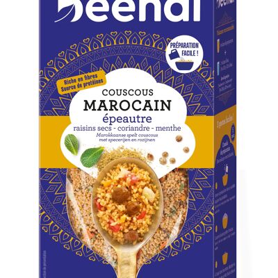 beendi Moroccan COUSCOUS SPELLED spices and raisins 250g
