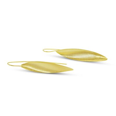 Gold-plated silver Aya earrings
