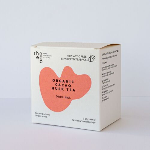 Cacao Husk Tea - Original - Compostable Pyramid Teabags