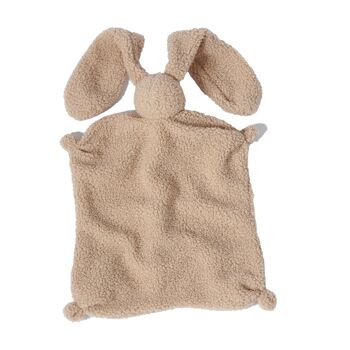 Doudou lapin teddy beige 2