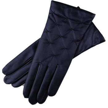 Gants en cuir bleu marine Firenze 1