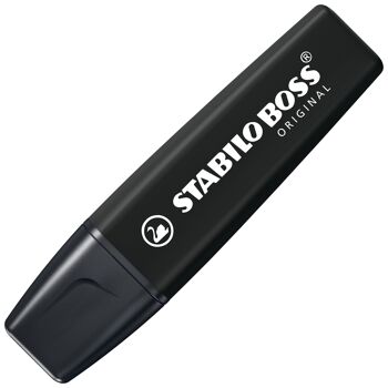 Surligneurs - Présentoir x 15 marqueurs STABILO BOSS ORIGINAL Marker - noir 2