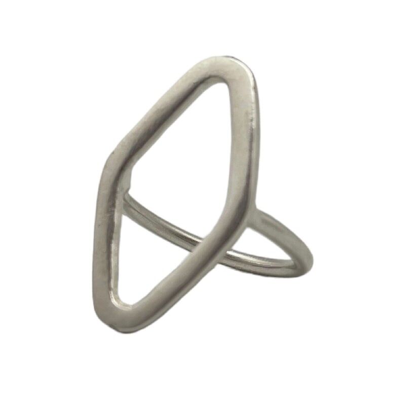 Rautenring „Gloria Mago“ 999 versilbert