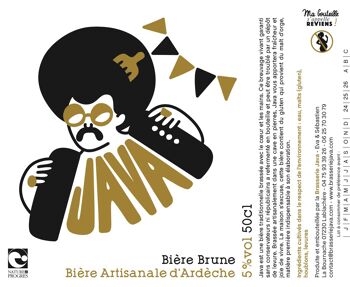 Bière Brune sous mention Nature&Progrès // 50cl // 5% 2