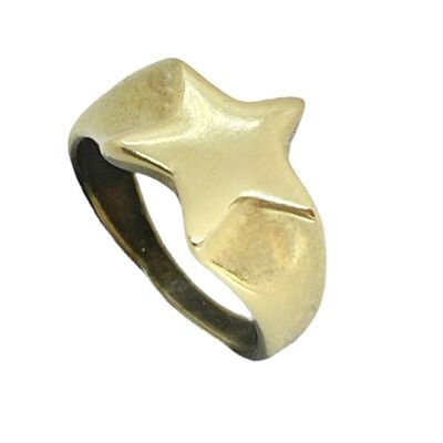 Anillo Estrella Fugaz dorado