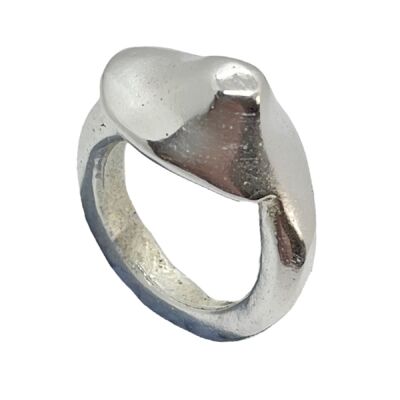 Silver plated Lollipop ring
