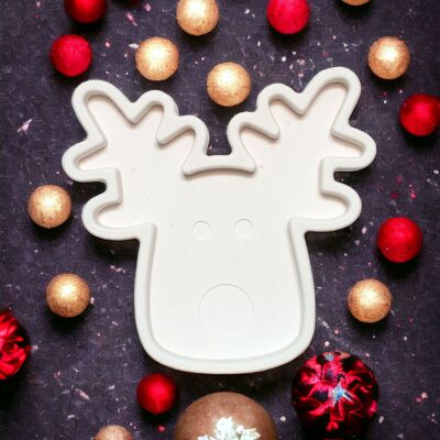 Vassoio decorativo con cervo/Collezione natalizia