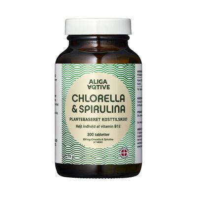 Comprimés de chlorelle et de spiruline