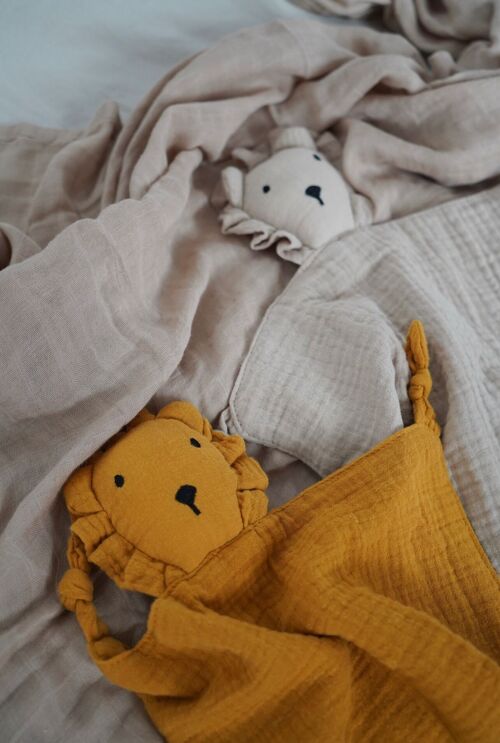 Doudou Lion, Pâques, Muslin Comforter, leo et lea, Cadeau