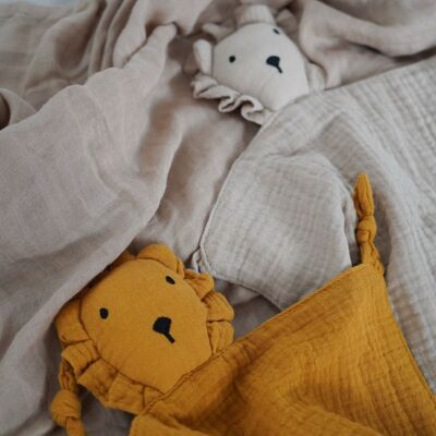Doudou Lion, Easter, Muslin Comforter, leo and lea, Gift