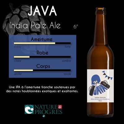 IPA beer under Nature&Progrès label // 50cl // 6%