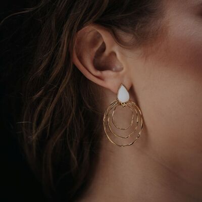 Boucles d'oreilles pendantes Lila