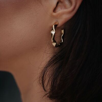 Lisa hoop earrings