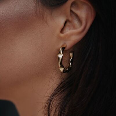 Lisa hoop earrings