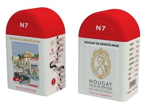 Nougat de Montélimar tendre Borne métal 175g