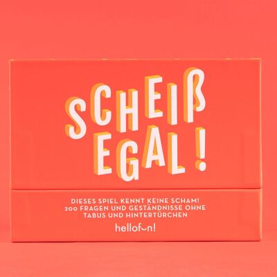 SCHEIßEGAL - Dieses Spiel kennt keine Scham! 200 Fragen und Geständnisse. Ohne Tabus und Hintertürchen.