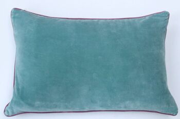 Coussin Shanti bleu 40 x 60 cm 3