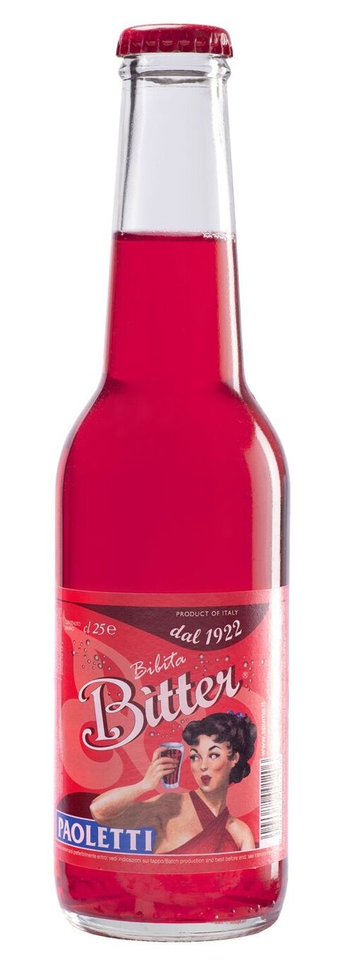 BITTER ROSSO PAOLETTI LT. 0,25 VAP - Bibita analcolica