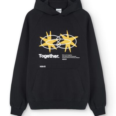 Sudadera con capucha Estrella negro