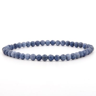 Blue Coral Bracelet 4mm