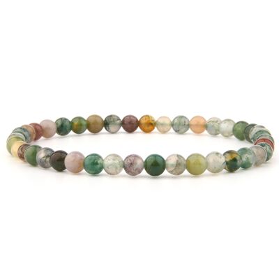 Bracelet agate indienne 4 mm