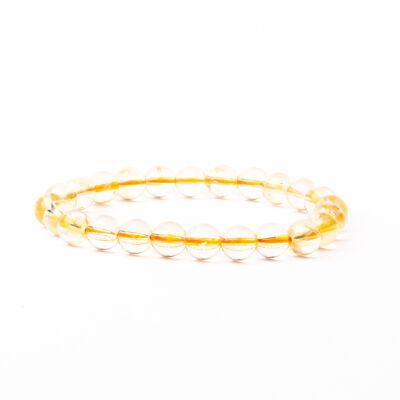 Bracelet en pierres précieuses citrine