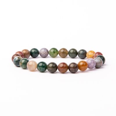 Indian Agate Gemstone Bracelet