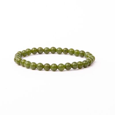 Bracelet de pierres précieuses vertes de jade