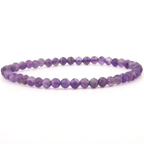 Amethyst Armband facettiert 4 mm