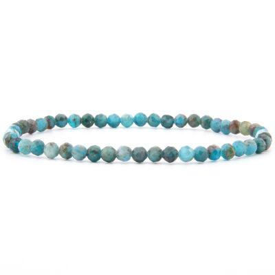 Bracciale in apatite sfaccettata 4 mm