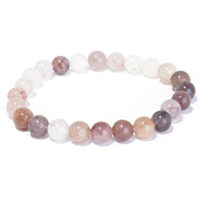 Aventurine color mix gemstone bracelet