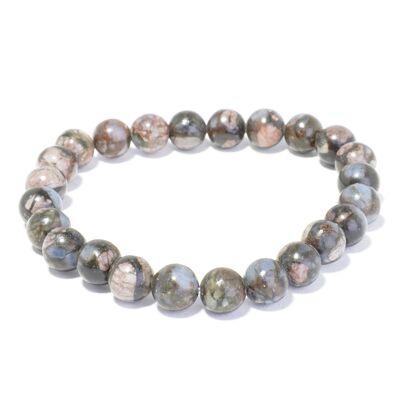 Bracelet de pierres précieuses opale grise