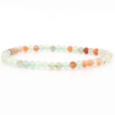 Arusha sunstone bracelet faceted 4 mm