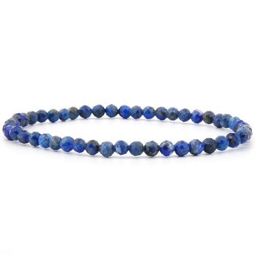 Lapislazuli Armband facettiert 4 mm