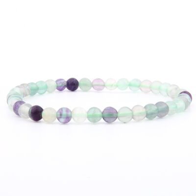 Bracciale in fluorite 4 mm