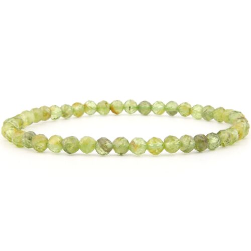 Peridot Armband facettiert 4 mm