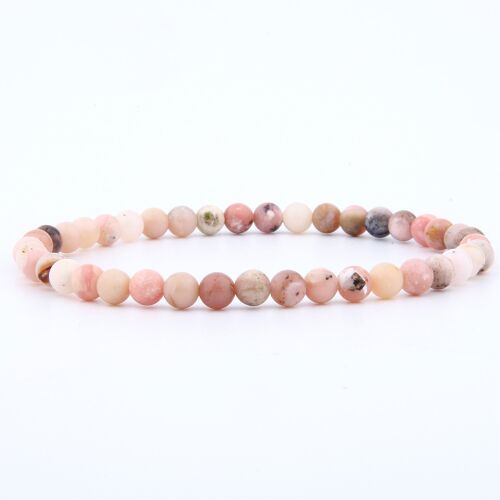 Pinker Opal Armband 4 mm