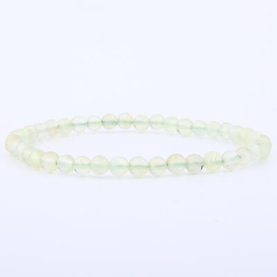 Bracciale in prehnite 4 mm