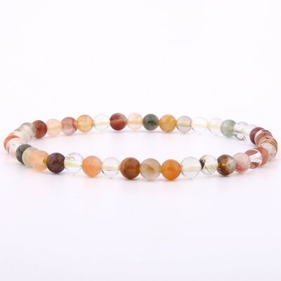 Quartz mix bracelet 4 mm