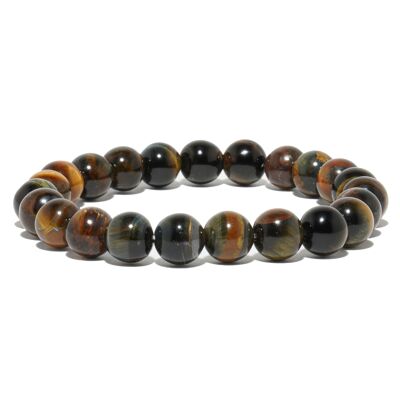 Tiger Eye Blue Gemstone Bracelet