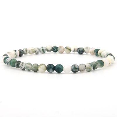 Tree jasper bracelet 4 mm