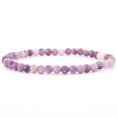 Bracciale in lepidolite 4 mm