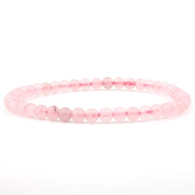 Rose quartz bracelet 4 mm